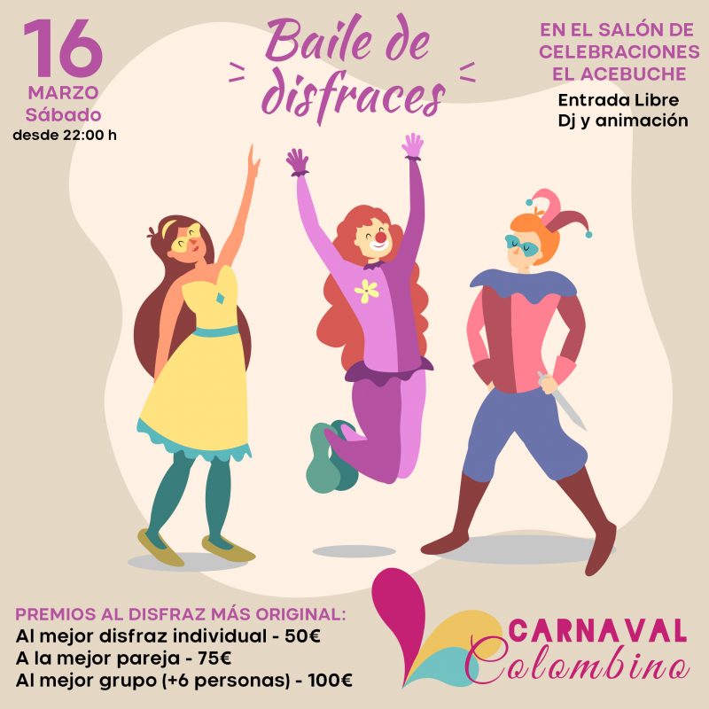 penitencia álbum de recortes varonil BAILE DE DISFRACES Y ENTREGA DE PREMIOS DEL CARNAVAL COLOMBINO 2019 –  Carnaval Colombino